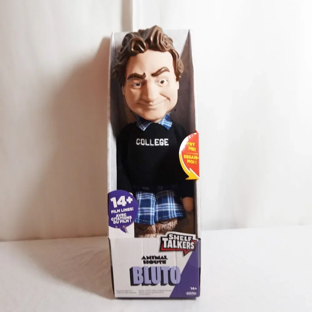 Shelf Talkers Bluto 12 in Talking Plush – Animal House Movie Pull-String Toy